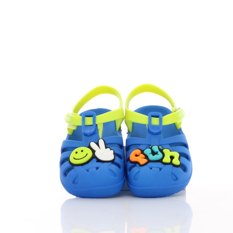 Ipanema Summer IX baby sandals blue/green 83188-20783