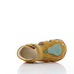 Emel Yearling Sandals ES 1214E-2 - Mustard with Pear.