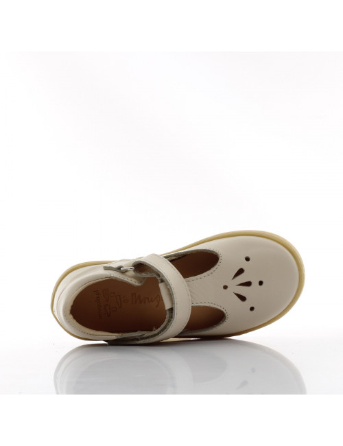 Mrugała Luna Cream - Elegante Ballerinas aus Naturleder für Kinder