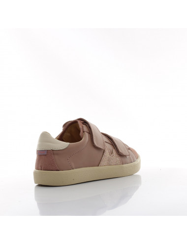 Mrugala BAIA Rosa - Elegant Pink Children's Sneakers in Natural.