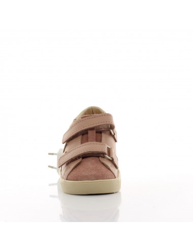 Mrugala BAIA Rosa - Elegant Pink Children's Sneakers in Natural.