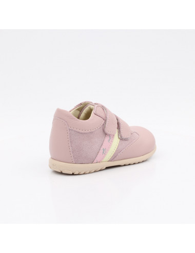 Emel Tokyo Annuals - Pink Leather Flexible Safety Shoes