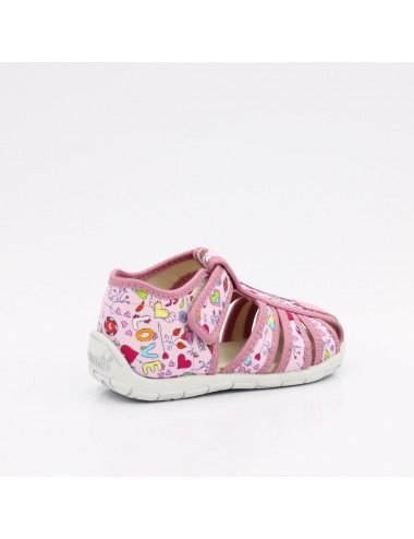 Froddo Children's Slippers - Pink, Anatomical with Leather Insole
