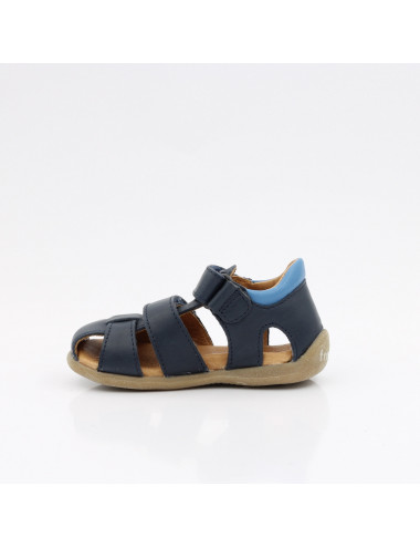 Froddo Carte Double navy blue leather sandals, G2150190