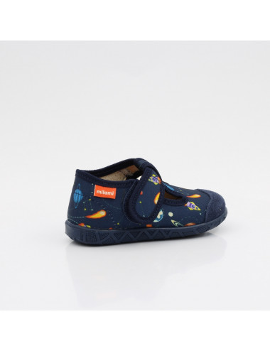 MILAMI flexible und leichte Kinderpantoffeln 112-BR-10 Blue Cosmos