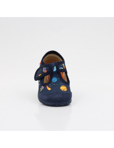 MILAMI flexible and lightweight children's slippers 112-BR-10 Blue Cosmos