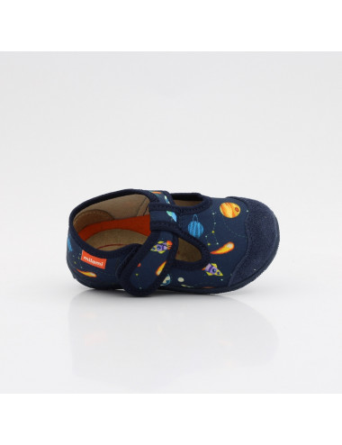 MILAMI flexible and lightweight children's slippers 112-BR-10 Blue Cosmos