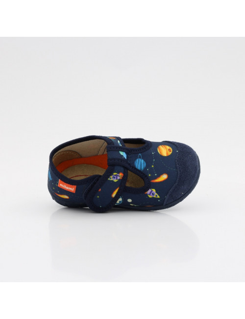 MILAMI flexible und leichte Kinderpantoffeln 112-BR-10 Blue Cosmos