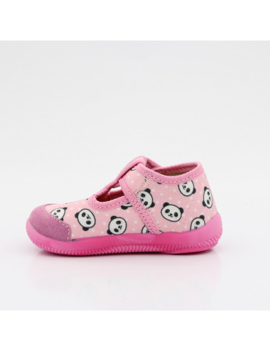 MILAMI flexible and lightweight children's slippers 226-BR-5 Pink Panda