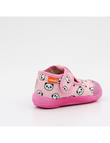 MILAMI flexible und leichte Kinderpantoffeln 226-BR-5 Pink Panda