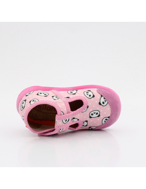 MILAMI flexible und leichte Kinderpantoffeln 226-BR-5 Pink Panda