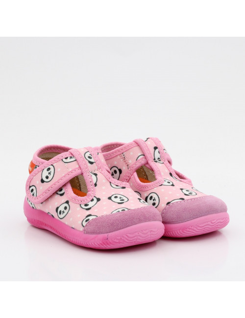 MILAMI flexible and lightweight children's slippers 226-BR-5 Pink Panda