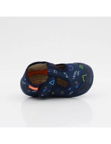 MILAMI flexible and lightweight children's slippers 226-BR-2 Blue Game
