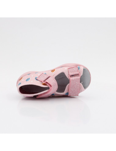 Befado elastic open-toe children's slippers Papi 342P058 seashells
