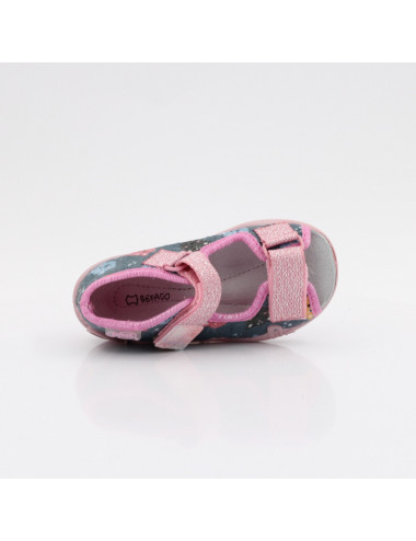 Befado elastic open-toe children's slippers Papi 342P062 cats