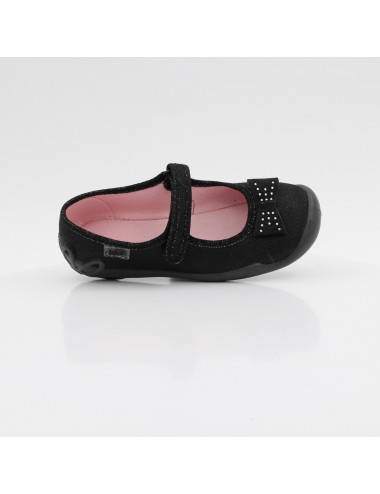 Befado elastic lined children's slippers Blanca 114Y240 black