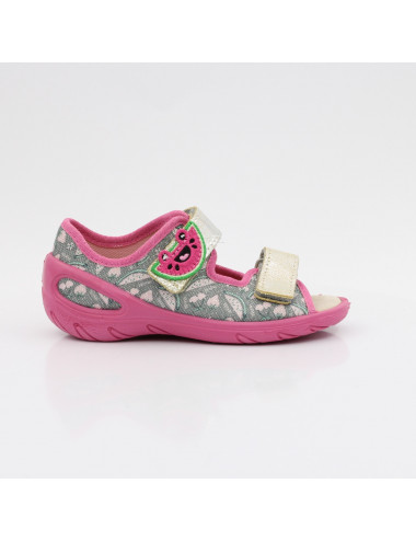 Befado elastic slippers/sandals outdoor children's Sunny 063X006 watermelon