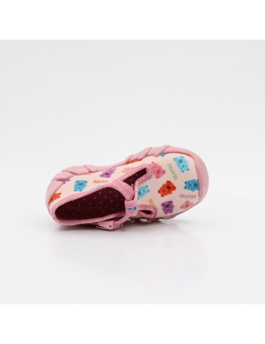 Befado elastic covered children's slippers Speedy 110N494 teddy bears