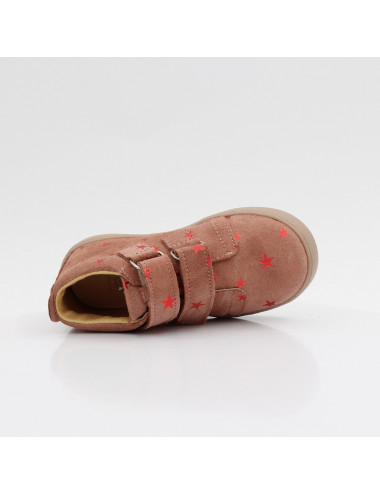 Mrugala Bobo rosa Sterne Kinderstiefel 5295/4-04