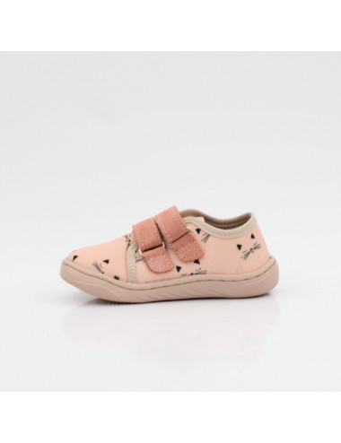 Emel Barefoot elastic sneakers/cotton slippers pink EK 6000A-6