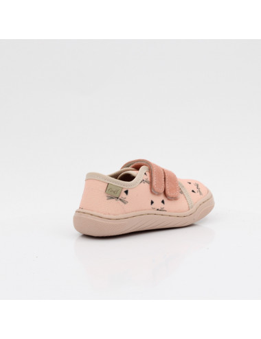 Emel Barefoot elastic sneakers/cotton slippers pink EK 6000A-6