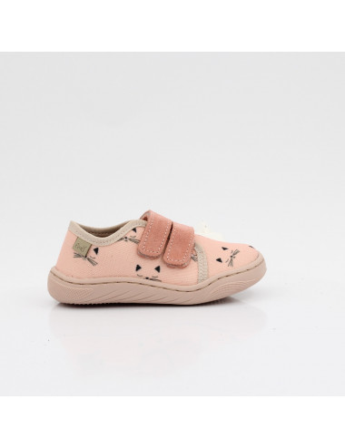 Emel Barefoot elastic sneakers/cotton slippers pink EK 6000A-6