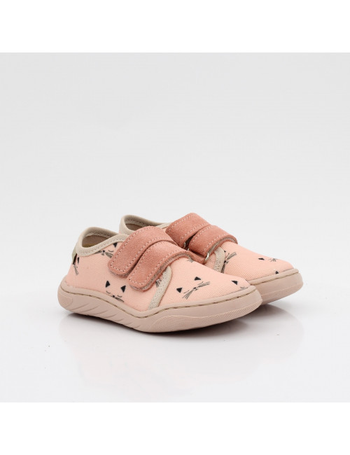 Emel Barefoot elastic sneakers/cotton slippers pink EK 6000A-6