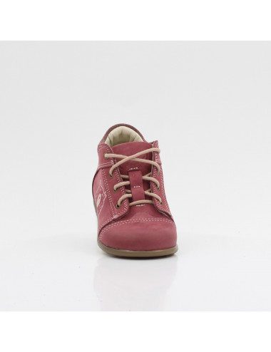 Emel Annuals Boston Kinder-Schnürstiefel rosa mit Teddybär ES 2069J-1