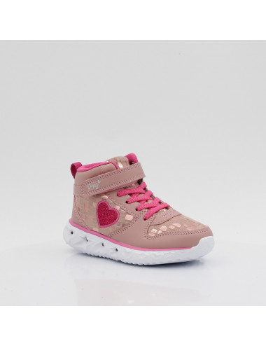 Primigi hohe Kinder Turnschuhe leuchtend rosa 6980711