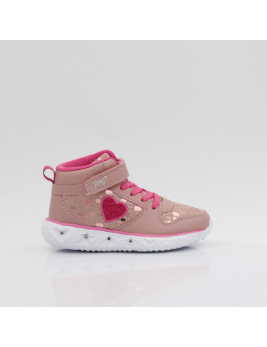 Primigi hohe Kinder Turnschuhe leuchtend rosa 6980711