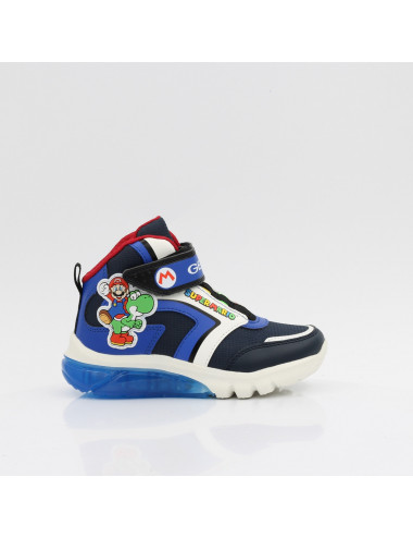 Geox Ciberdron luminescent children's Mario series sneakers J46LBJ-054FU-C4226