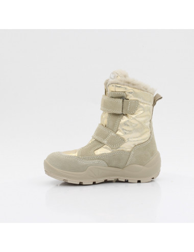 Primigi children's boots with Gore-tex membrane beige/gold 6882522