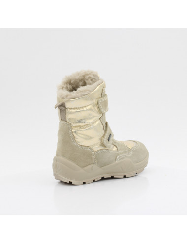 Primigi children's boots with Gore-tex membrane beige/gold 6882522