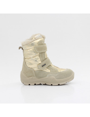 Primigi children's boots with Gore-tex membrane beige/gold 6882522