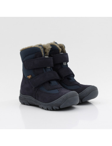 Froddo Linz Wolle tex hohe Kinderstiefel mit Membran navy blau G3160229-1