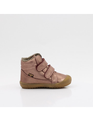 Froddo Ollie Wolle tex Kinderstiefel mit Membran rosa/gold G2110138-9