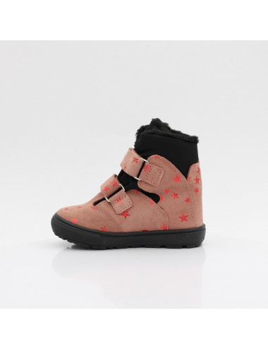 Mrugala IWO rosa stars children's snow boots membrane TE-POR 7281/4-04