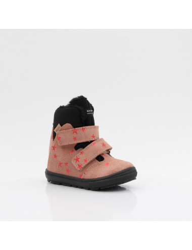 Mrugala IWO rosa stars children's snow boots membrane TE-POR 7181/4-04