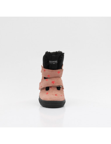 Mrugala IWO rosa stars children's snow boots membrane TE-POR 7181/4-04