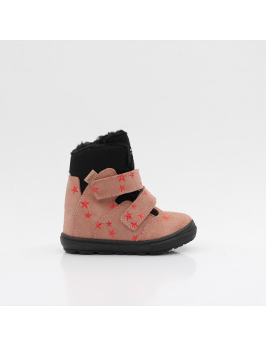 Mrugala IWO rosa stars children's snow boots membrane TE-POR 7181/4-04