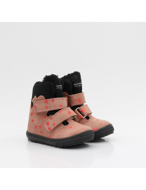 Mrugala IWO rosa Sterne Kinder Schneestiefel Membran TE-POR 7181/4-04